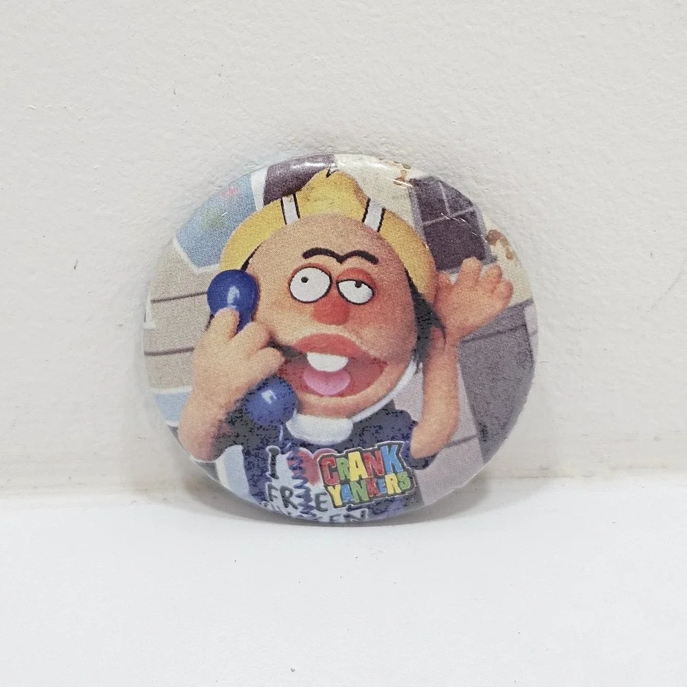 Vintage 2002‎ Comedy Central Crank Yankers Pin Button 1.5 Inch Rare
